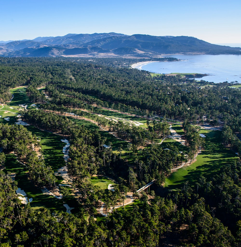 Poppy Hills vertical overhead